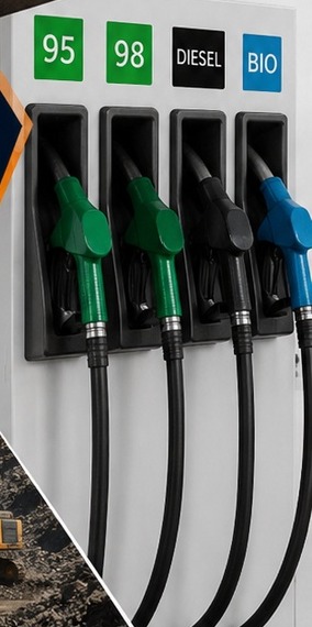 Fuel dispenser nozzles for 95, 98, diesel and bio